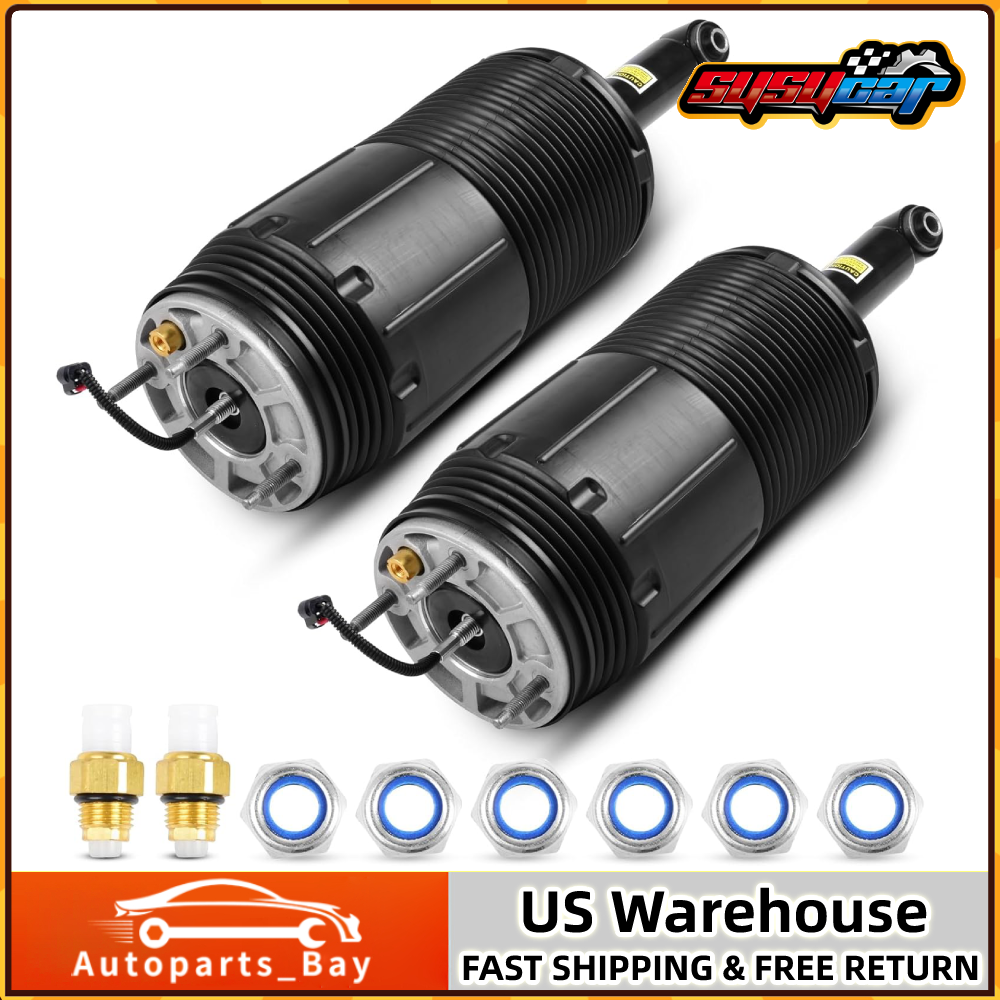 Pair Rear Air Suspension Shock Struts with Magnetic for Escalade Tahoe GMC Yukon