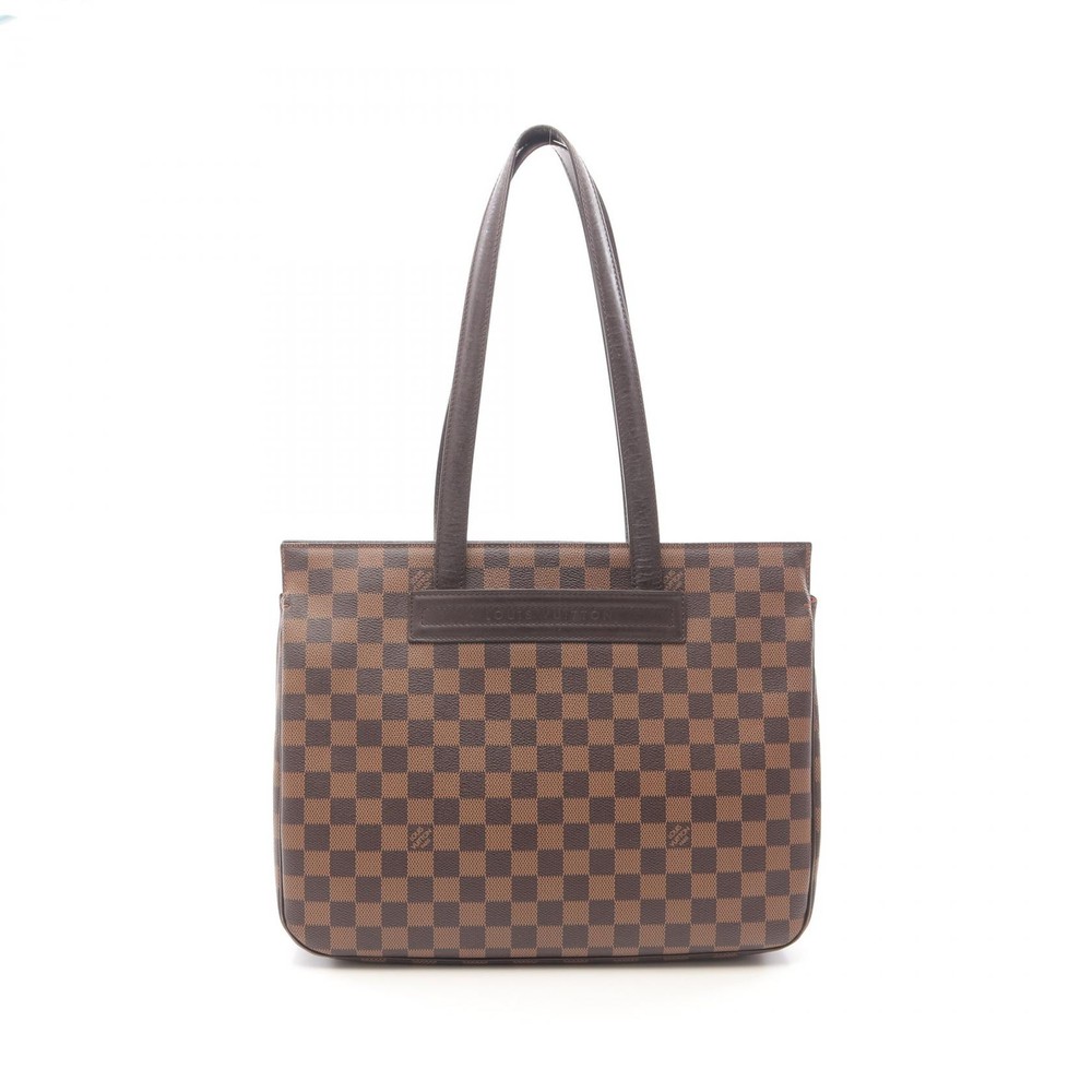 LOUIS VUITTON Parioli PM Damier Ebene Brown Shoulder Tote Bag N51123 Pre-Owned