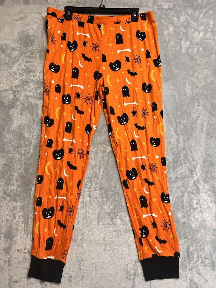Spooky Women's Halloween Pajama Pants in XL - Cozy & Festive
