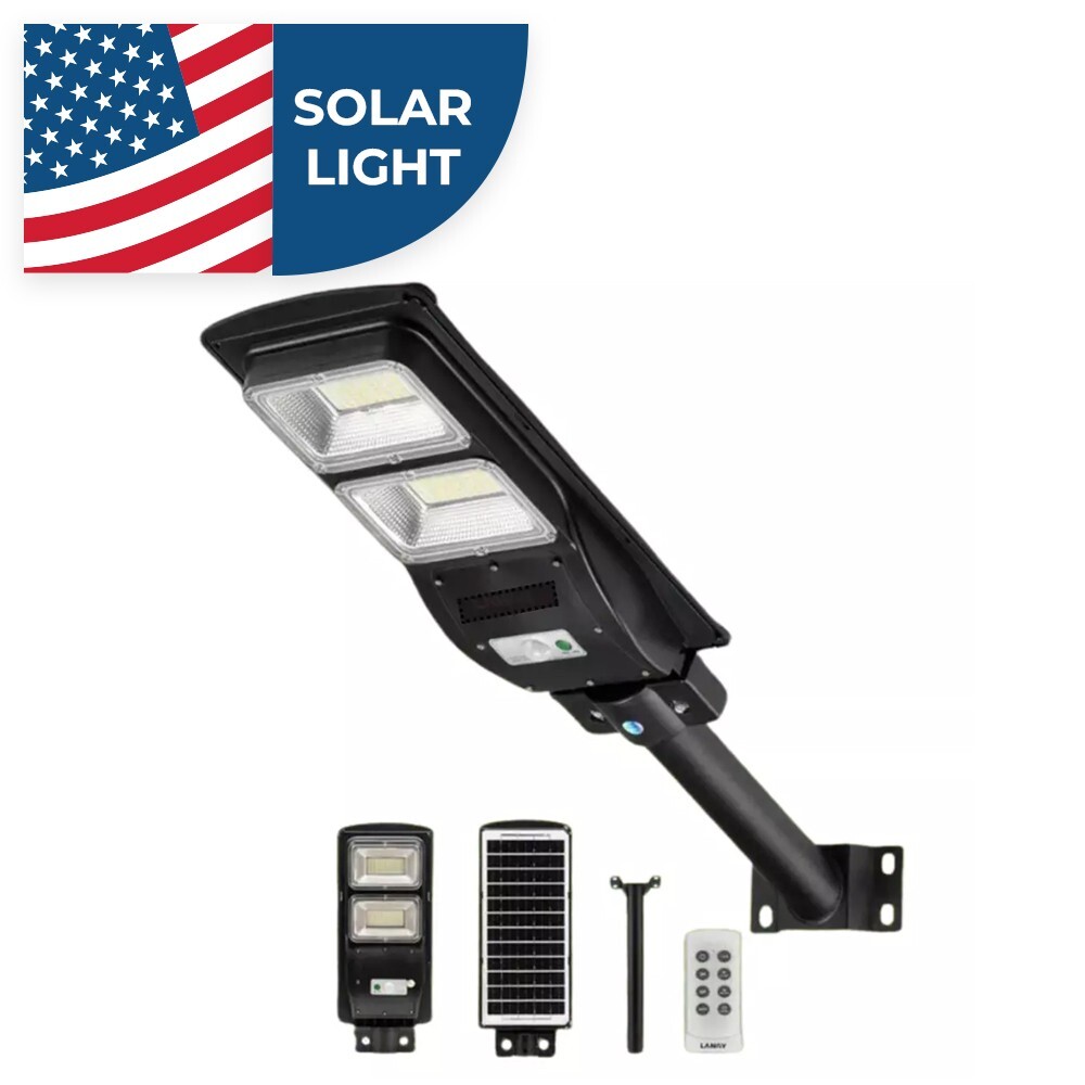 60W Street Solar Lamp with remote control  20000LM  Easy Installation PACK OF 2
