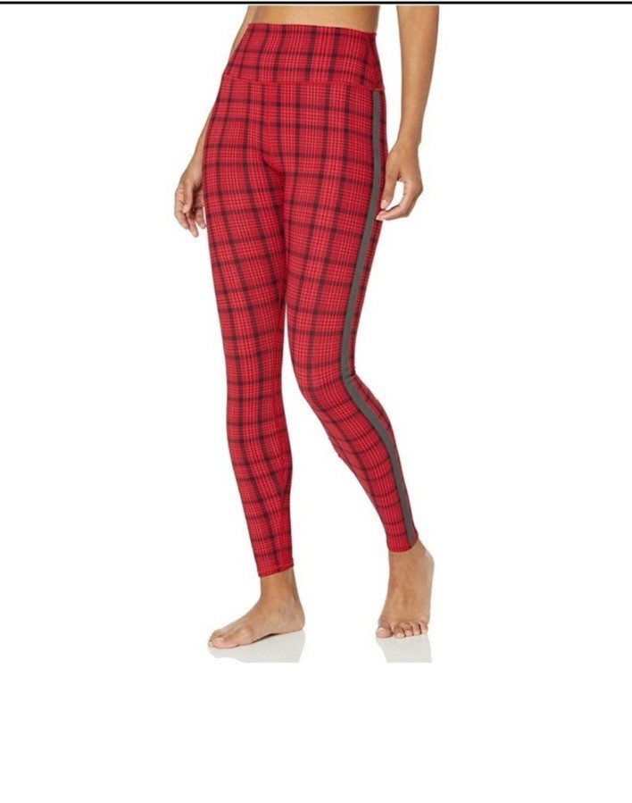 ALO Yoga Plaid Leggings for Women Size Small Comfortable Stretchy Workout Pants