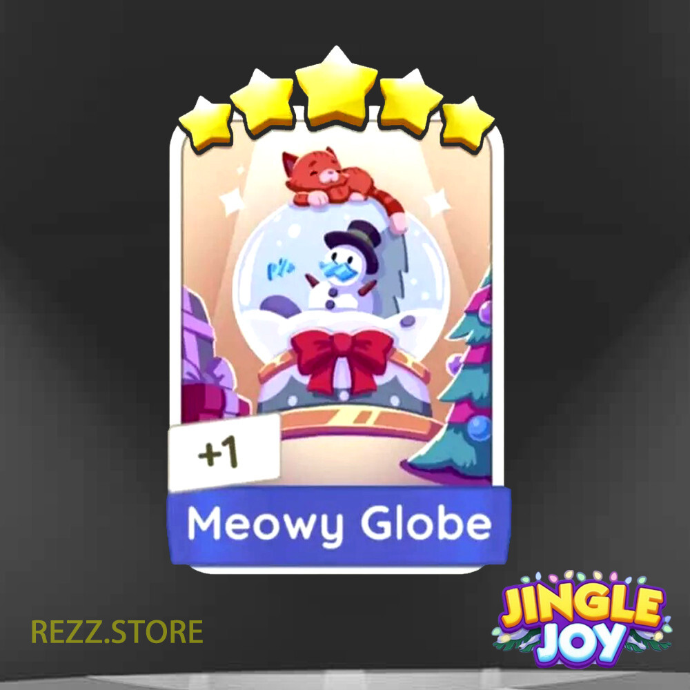 Meowy_Globe 5 Stars Stickers ONLINE NOW