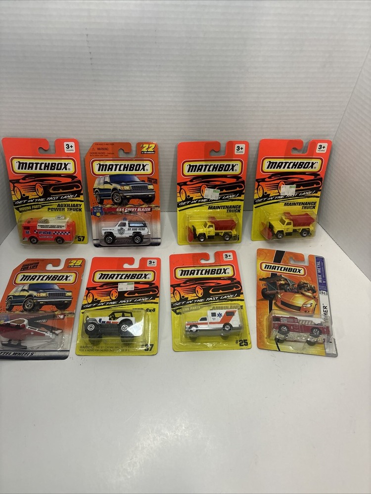 1980s-1990s MATCHBOX CARS (MATTEL) - BULK SALE - CARDED - COLLECTIBLE - DIE CAST