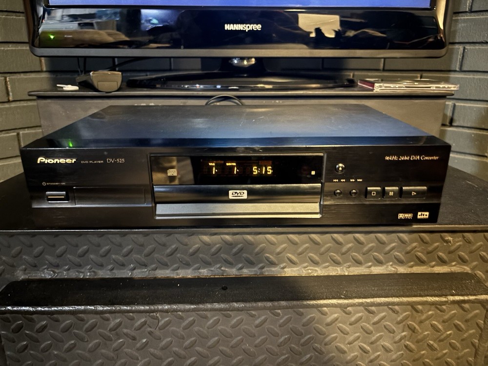 Vintage Pioneer DV-525 High Quality DVD CD VCD Player D/A Converter Tested Works