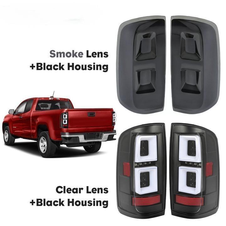 Smoke/Clear LED Tail Lights Lamps Left & Right For Chevrolet Colorado 2015-2022