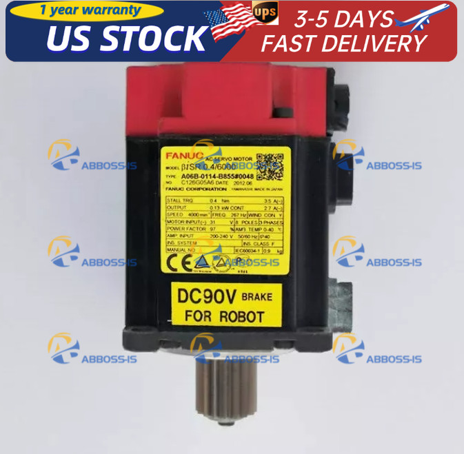 Fanuc A06B-0114-B855 #0048 Ac Servo Motor
