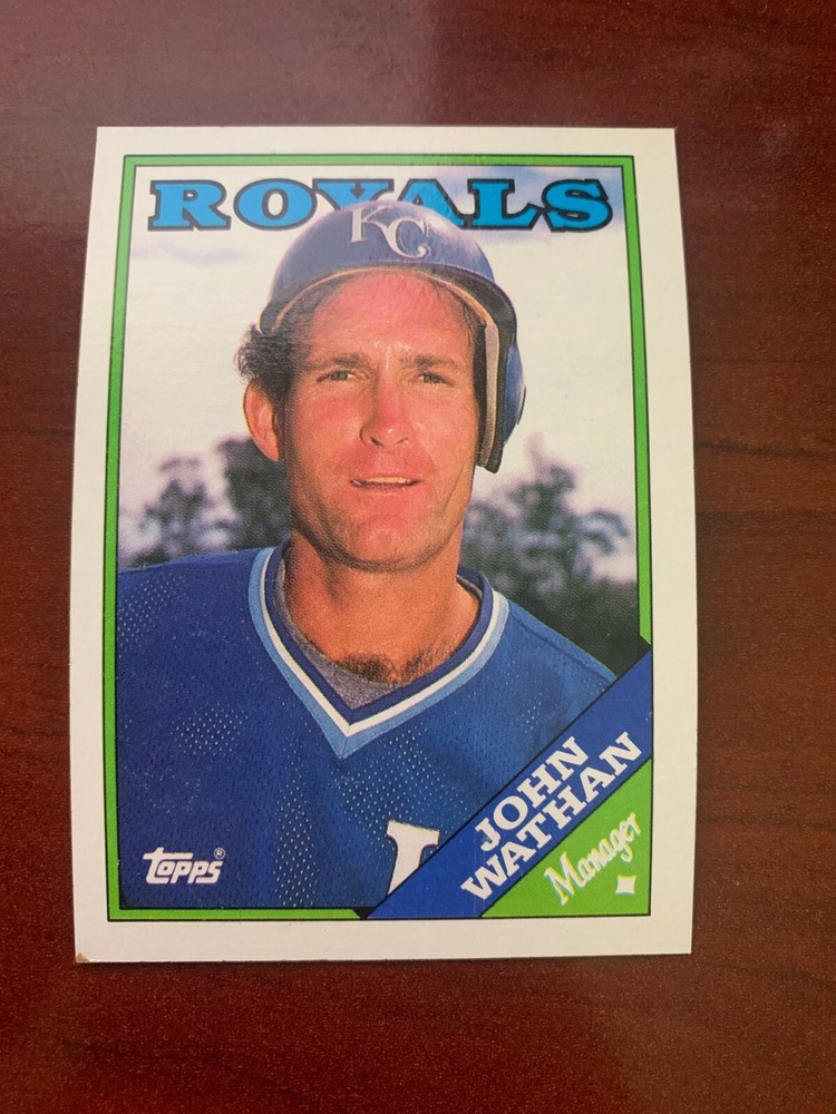 1988 Topps - Team Checklist John Wathan #534