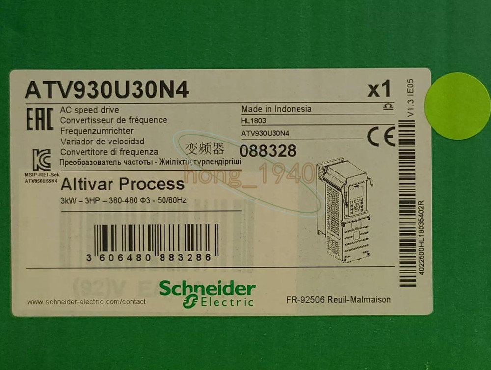 1PCS NEW Inverter ATV930U30N4 3KW