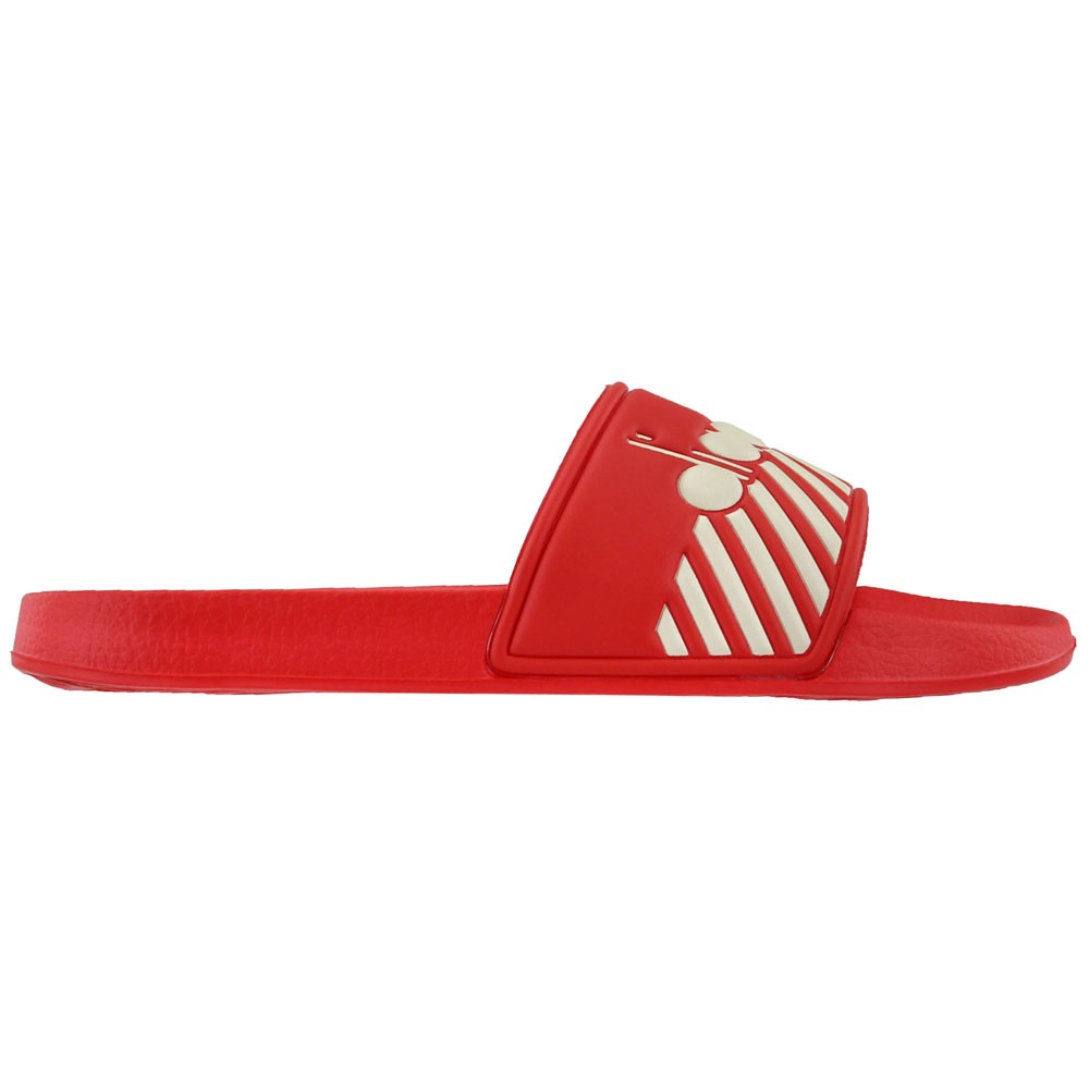 diadora Serifos 90 Barra Slide  Mens Red Casual Sandals 174831-C7847