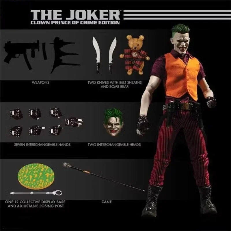 DC PVC Action Figure Green Joker Collectible Ornament Statue Toy Gift No Boxed