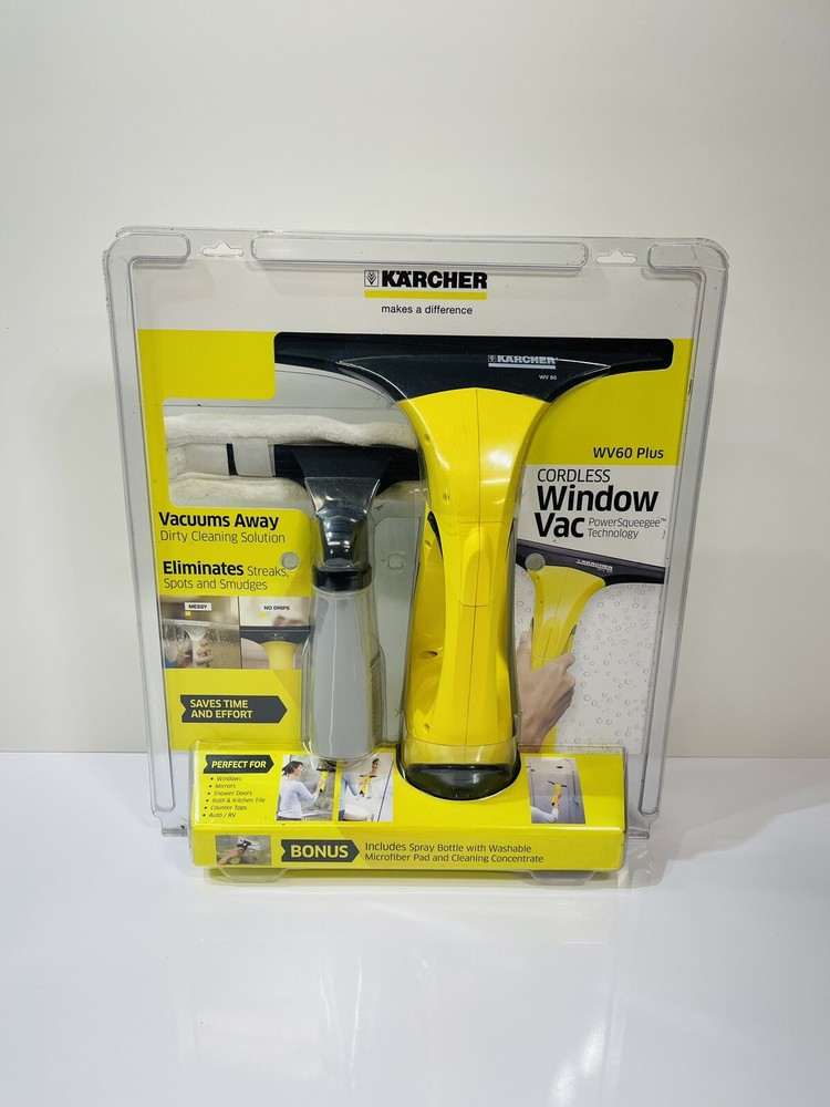 Karcher Window Vac WV 60 Cleaning Equipment New Sealed Dirty ✅📝