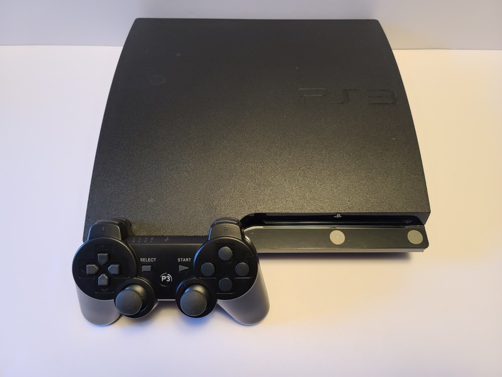 Sony PS3 Console with Power HDMI Cords and Generic Controller  