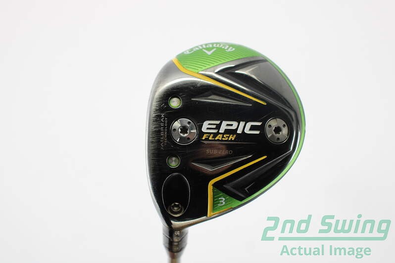 Callaway EPIC Flash Sub Zero Fairway Wood 3 Wood 3W 15° Graphite Stiff Left 43.5