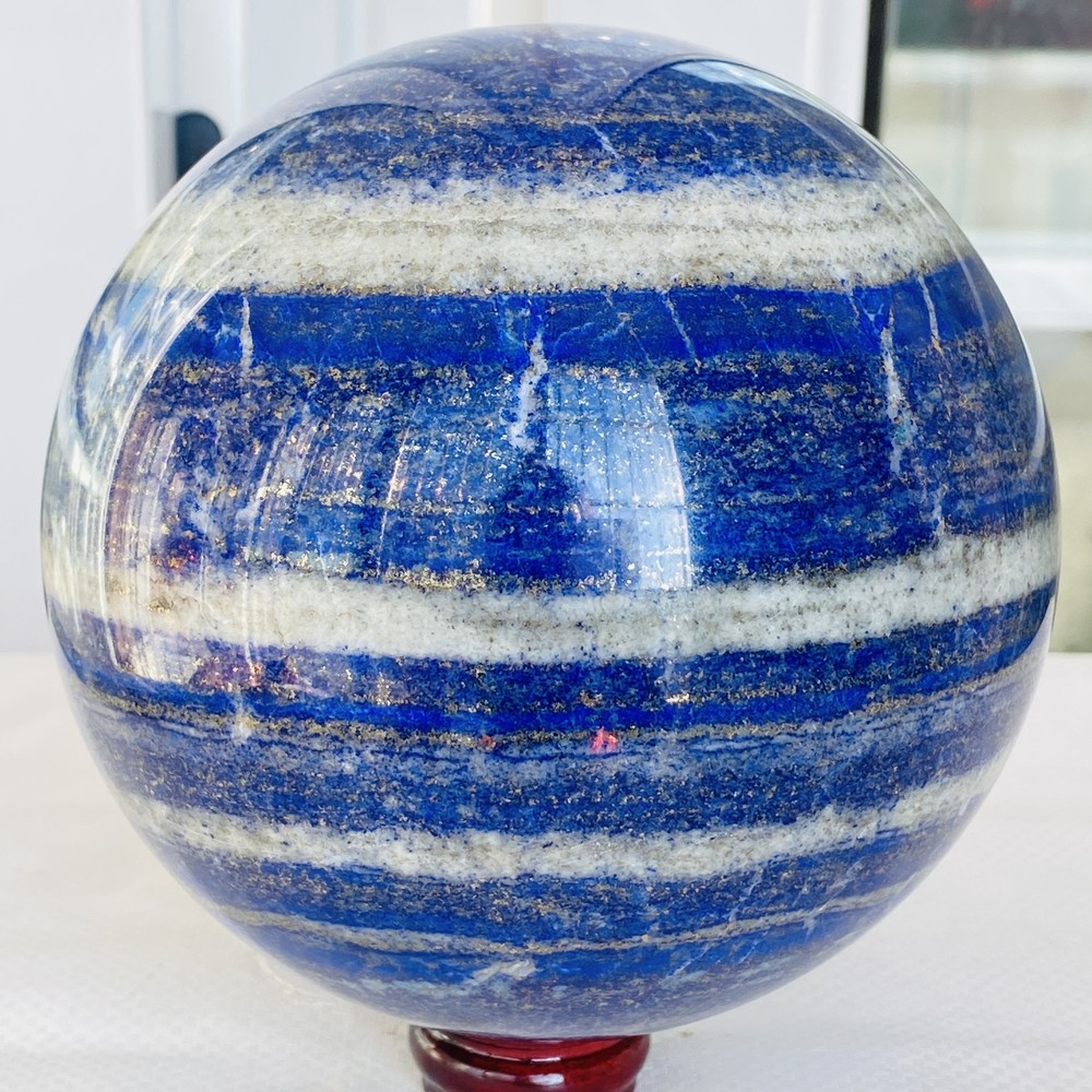 Natural Lapis lazuli Sphere Quartz Crystal Ball Reiki Healing 3600G