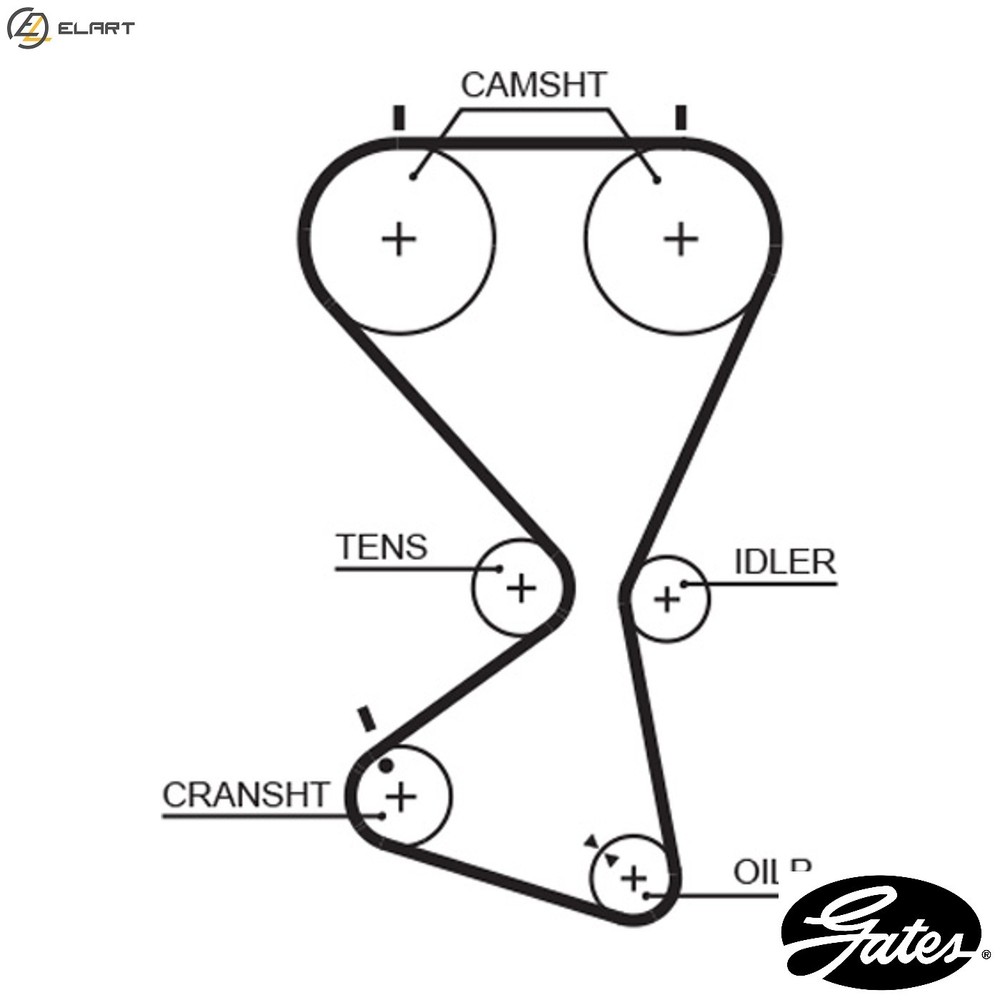 TIMING BELT 5556XS FOR HYUNDAI HIGHWAY/VAN SONATA/IV/Mk/III SONICA SANTA/FE 2.0L