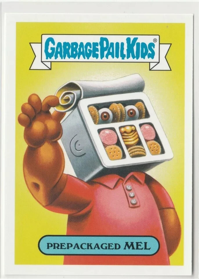 Vintage 2019 GPK We Hate the 90s Mel #5b Garbage Pail Kids Card