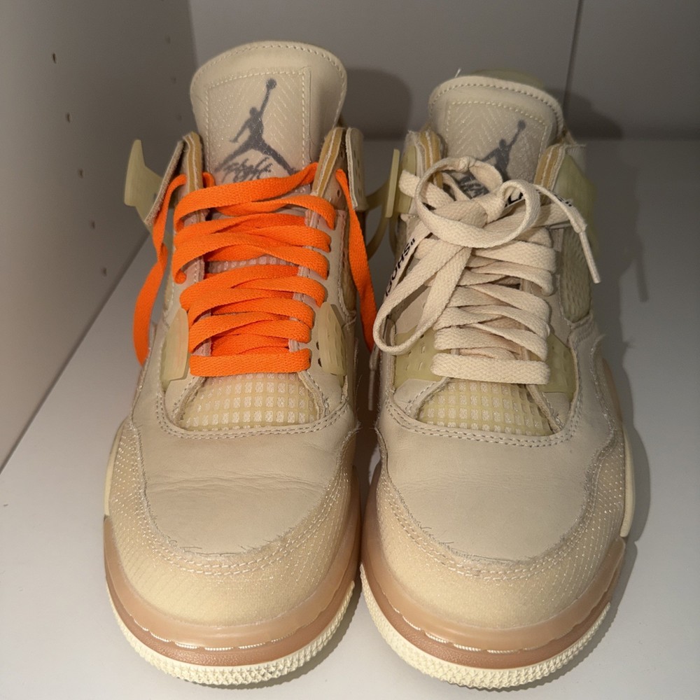 Off White Nike Air Jordan 4 Sail Men's Size 9.5 CV9388-100 DM9652-100 NO BOX