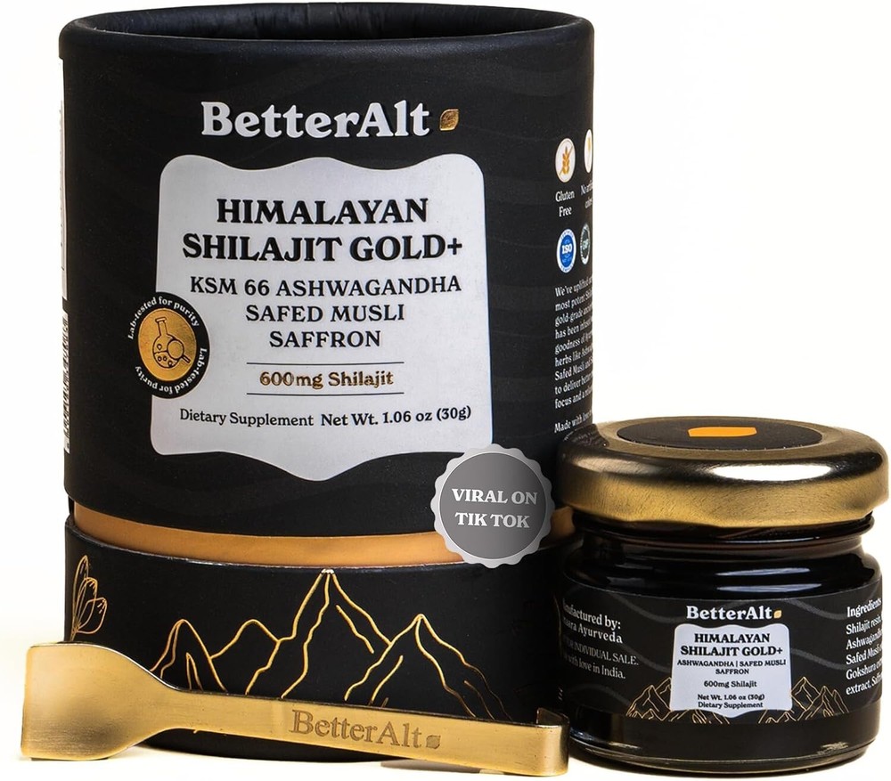 Authentic Shilajit Gold - 30g Vegan Supplement for Enhanced Performance