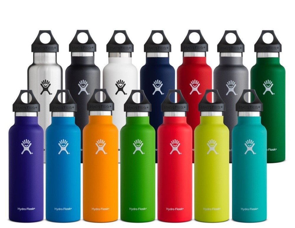 Hydro Flask Stainless Steel Water Bottle in Black (W32BTS001)