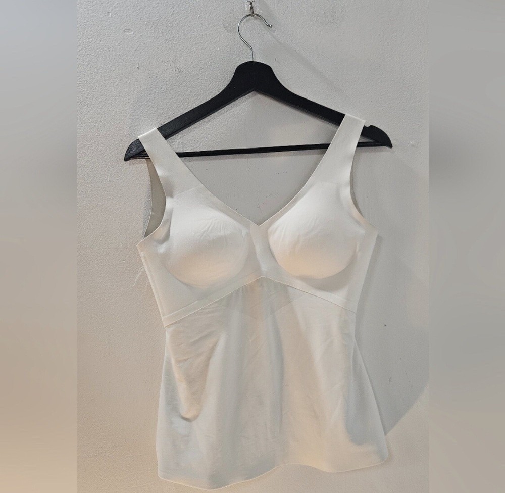 Honeylove Liftwear Tank in White Size Medium for Smoothing Support