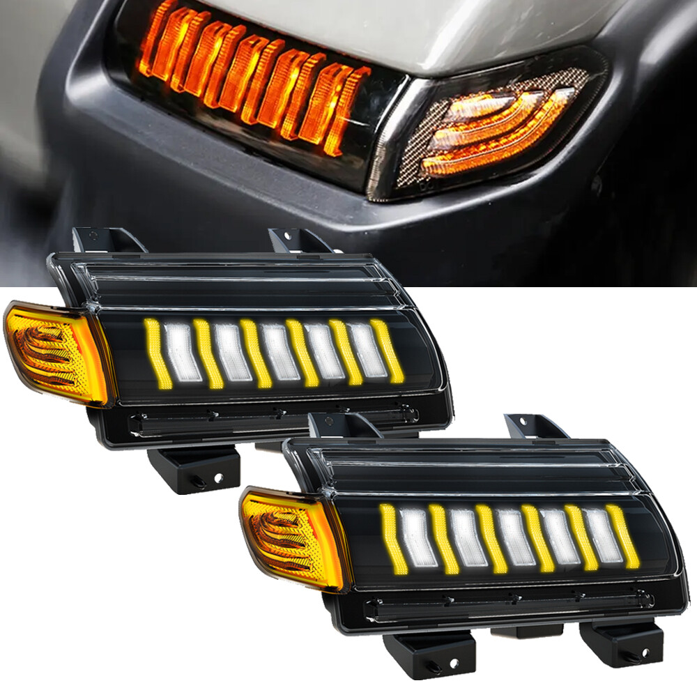 Jeep Wrangler JL Gladiator JT LED Fender Turn Signal Lights Kit 2018-2024