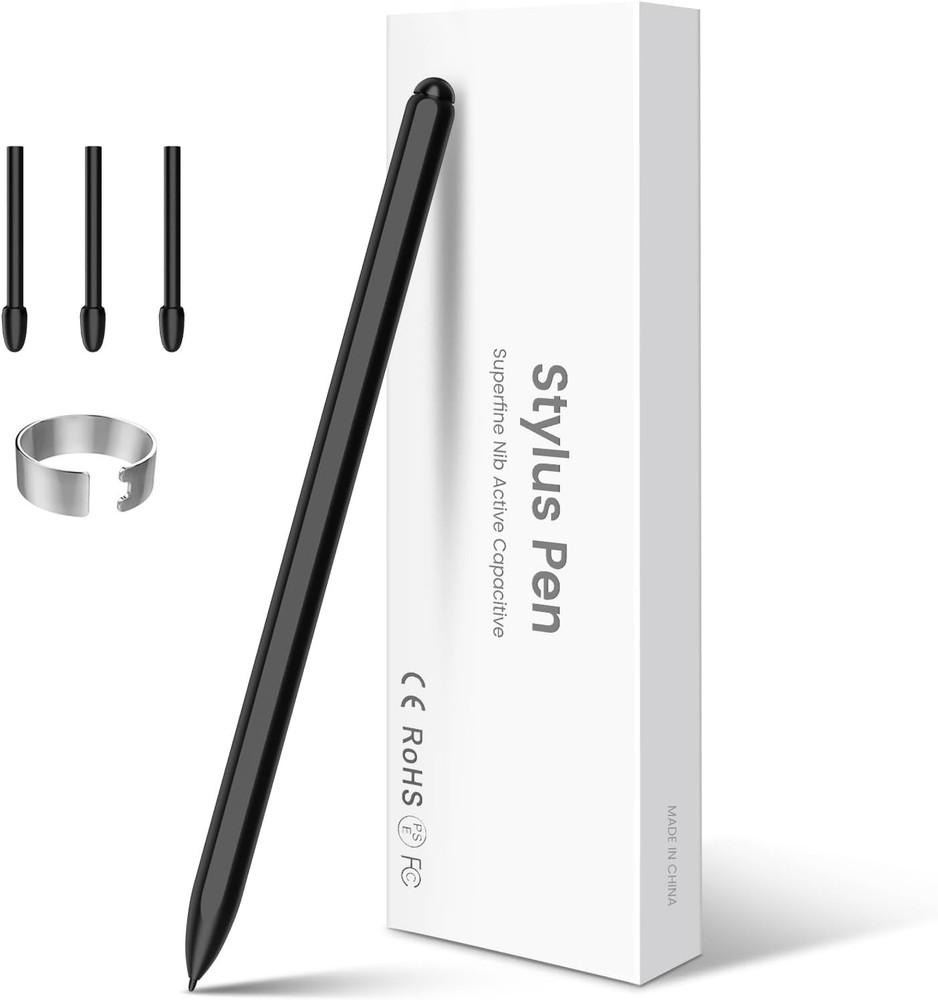 Magnetic Stylus Pen for Remarkable 2 with Eraser EMR Replacement Black