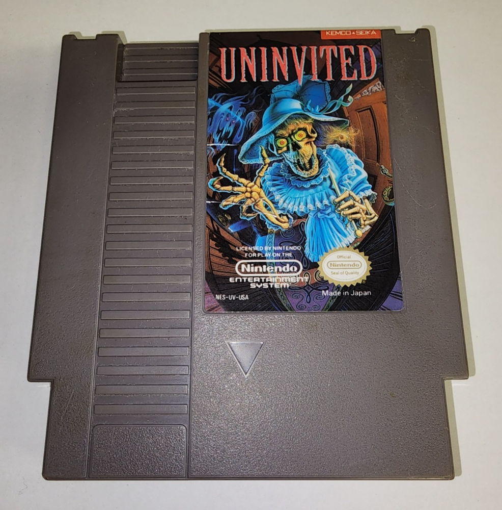Uninvited (NES) Nintendo Entertainment System – Authentic – Tested