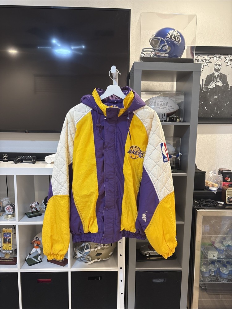 *GRAIL* Vintage 90s Las Angeles LA Lakers NBA Basketball Starter Puff Jacket