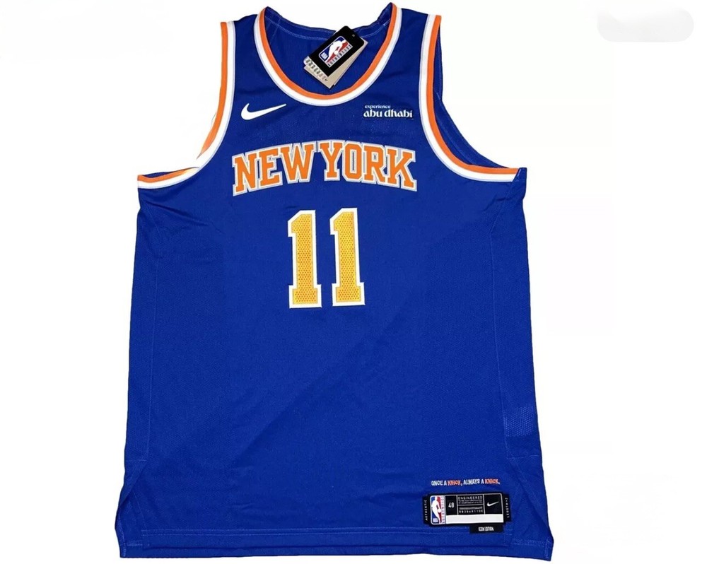 jalen brunson authentic Blue Jersey(48/L)