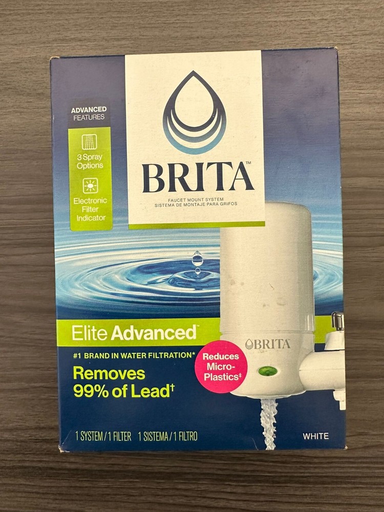 Brita Complete Faucet Mount System, Water Filter Reduces Lead and Chlorine
