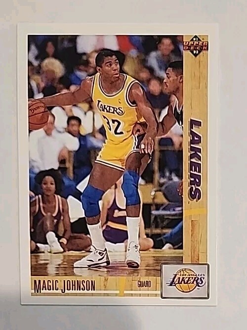 1991-92 Upper Deck Magic Johnson #45 Basketball Card Collectible