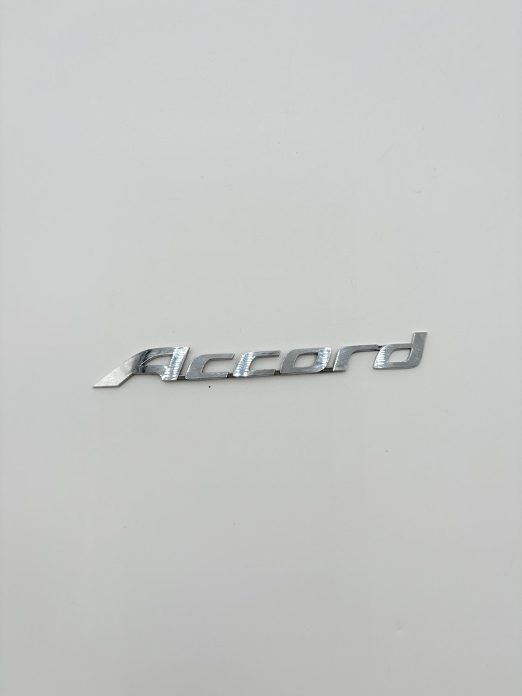 08-12 Honda Accord Emblem Rear Trunk Chrome Badge Back Nameplate Logo OEM