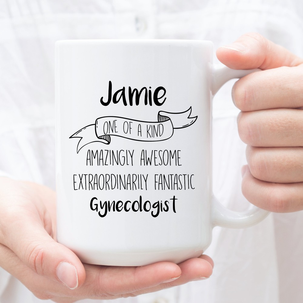 Personalized Coffee Mug For Gynecologist Custom Gifts For Gynecologist Perfect
