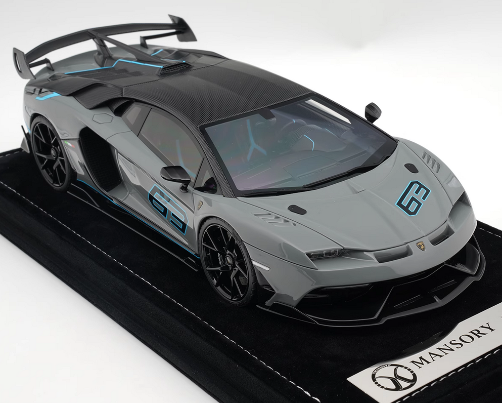 mansory 1: 18 Lamborghini SVJ Cabrera aventador resin car model collection