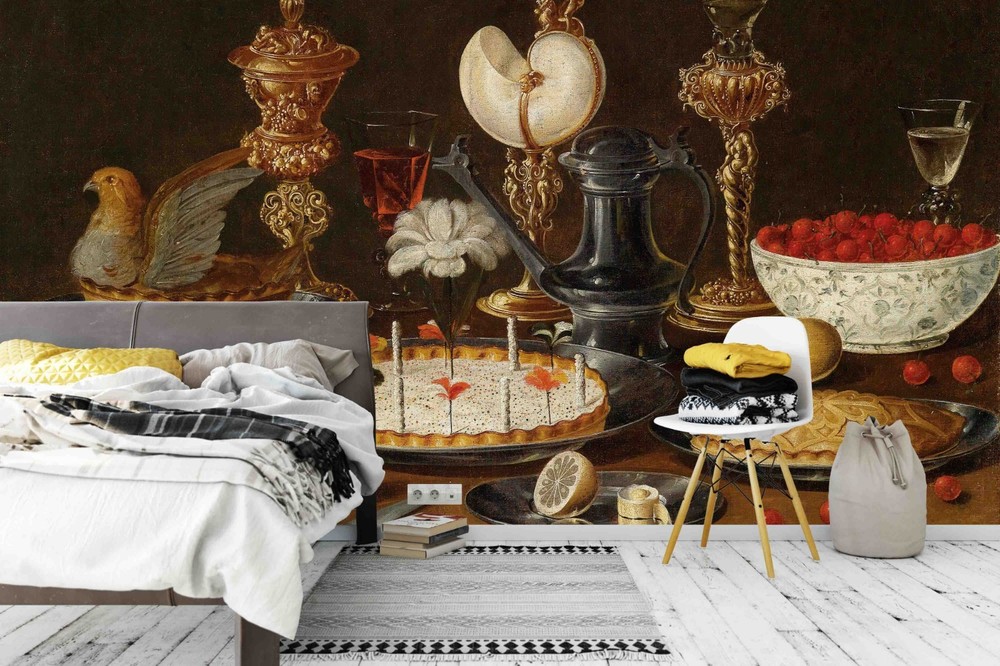 3D Still Life Oil Painting Wall Murals Wallpaper Murals Wall Sticker