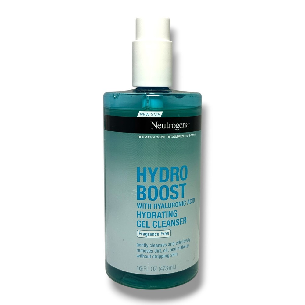 Neutrogena Hydro Boost Hydrating Gel Cleanser with Hyaluronic Acid 16oz Fragrance-Free