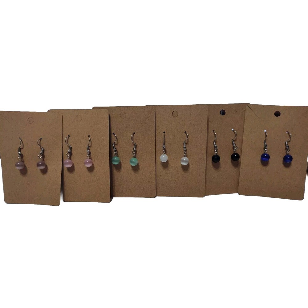 Dangle Earrings 6 Pairs Each 1