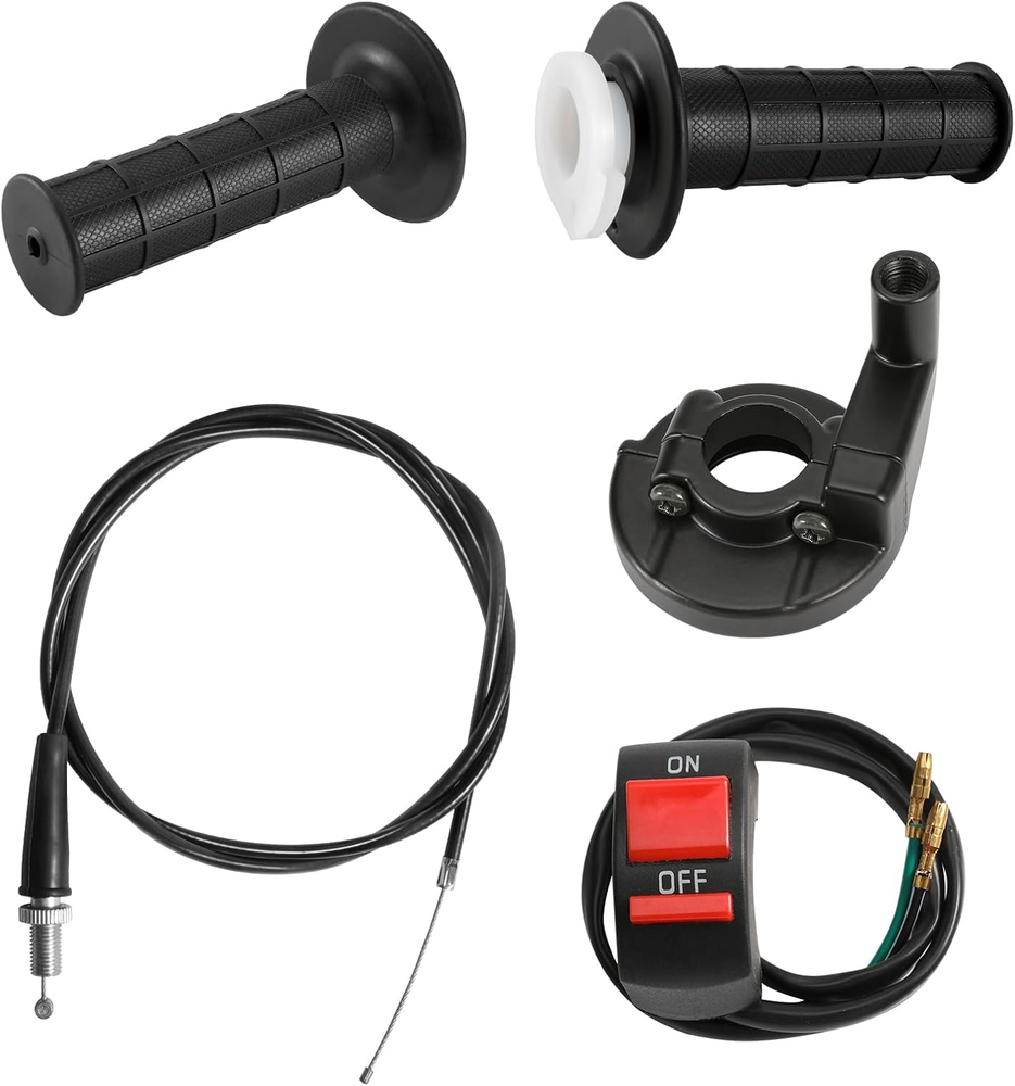 Mini Bike Throttle Assembly - 7/8'' 22Mm Handlebar Throttle Housing with Cable,