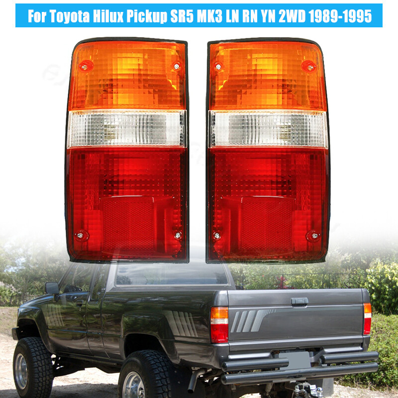 LH&RH Taillight Rear Tail Lamp For Toyota Hilux Pickup SR5 MK3 LN RN 1989-1995