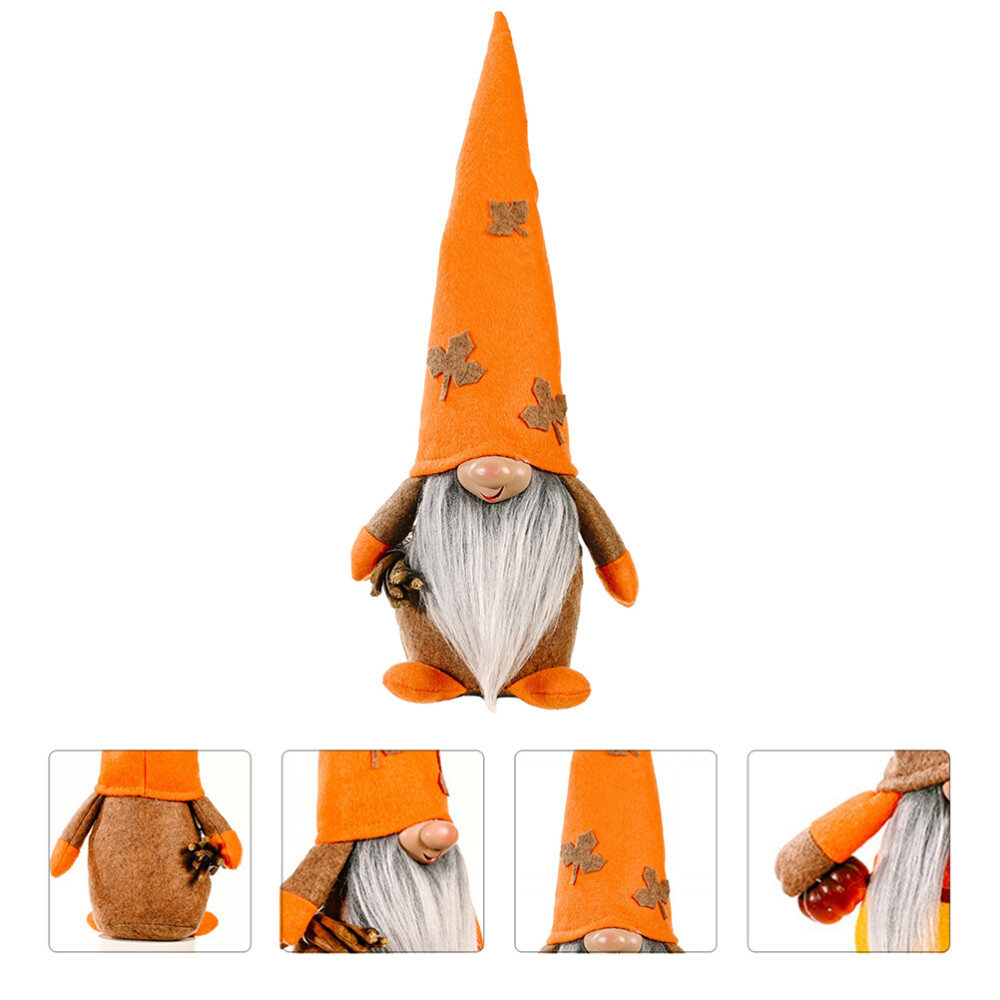 Decor Home Harvest Festival Dolls Decoration Thanksgiving Office