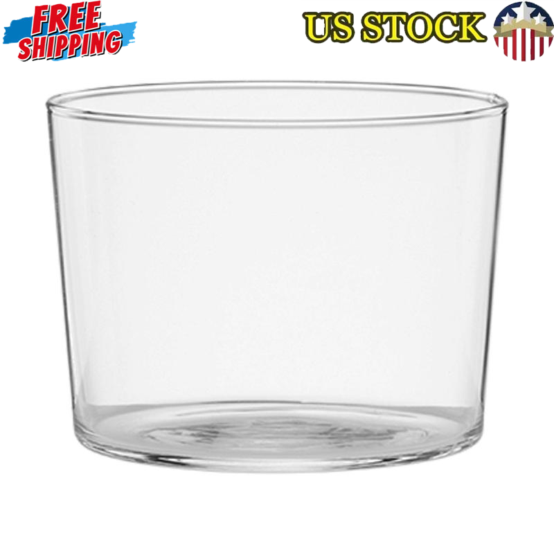 12pc Clear Stackable Dishwasher-Safe Glass Drinkware Set for Entertaining
