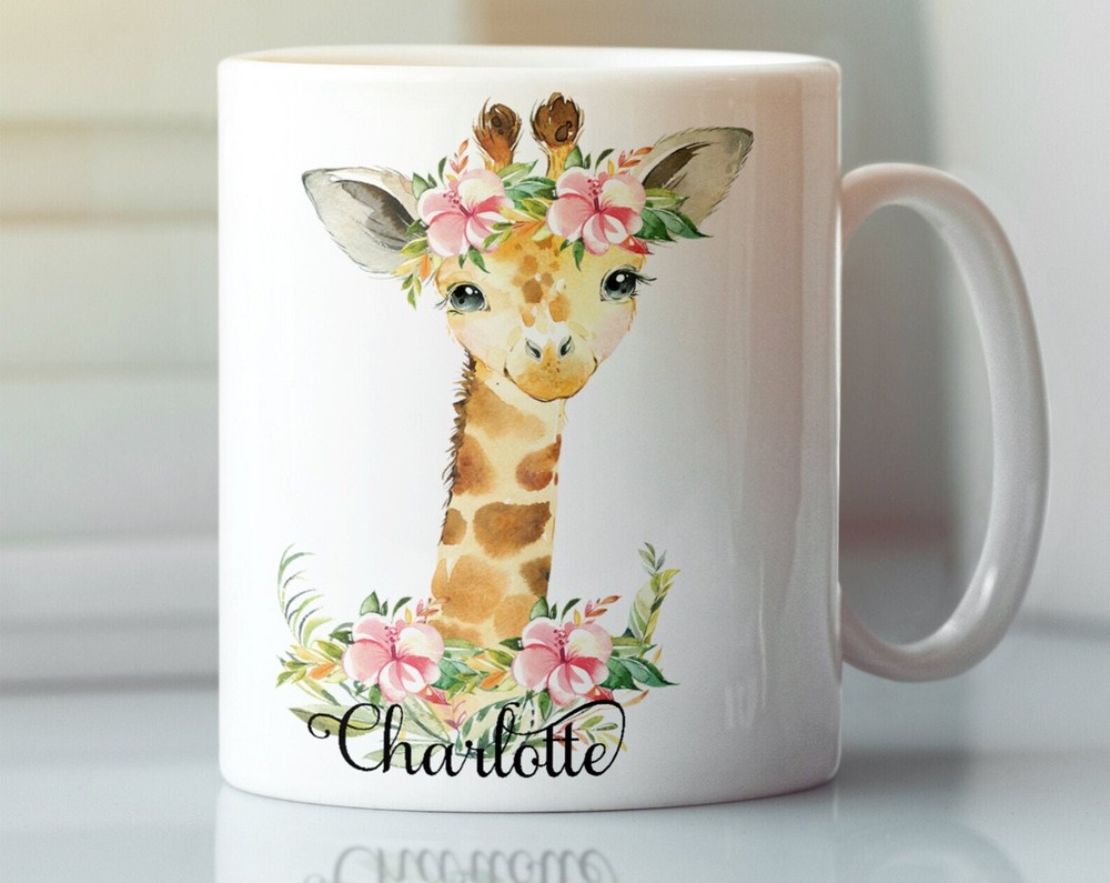 Giraffe Mug Personalized Giraffe Mug Giraffe Gift Giraffe Gifts For Women Cute