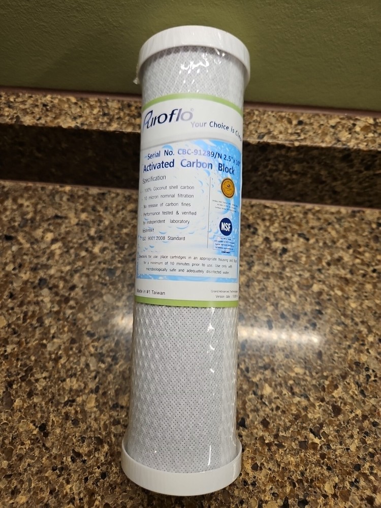 REVERSE OSMOSIS CARBON BLOCK FILTER 2.5