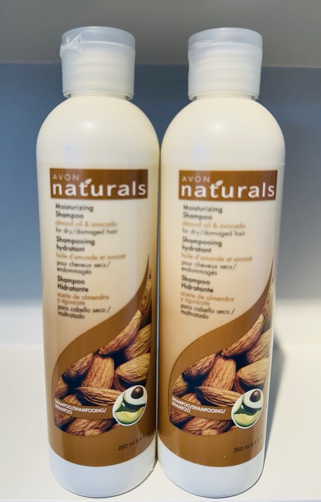 Avon Naturals Moisturizing Shampoo 8.4 oz Twin Pack New