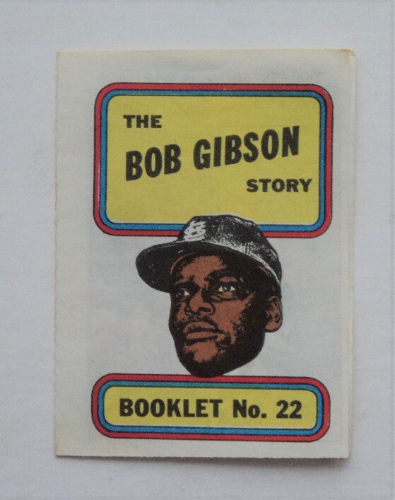 1970 Topps Booklets #22 Bob Gibson Cardinals - GEM MINT - FLASH SALE-image