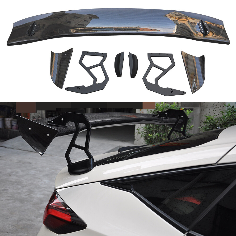 Carbon Fiber Rear Trunk Spoiler Wings For 2022UP Honda Civic FL5 Spoon Type-R