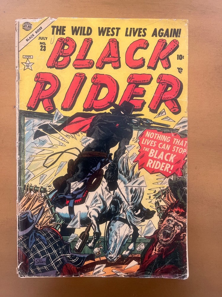 Black Rider 23 1954 Atlas Marvel No CF Comics Western