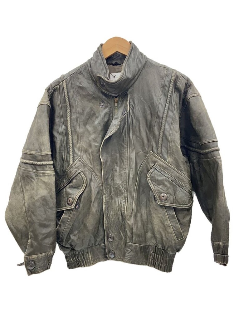 Monsieur Paris/Leather Jacket Blouson/-/Sheep Leather/Brw// 8922