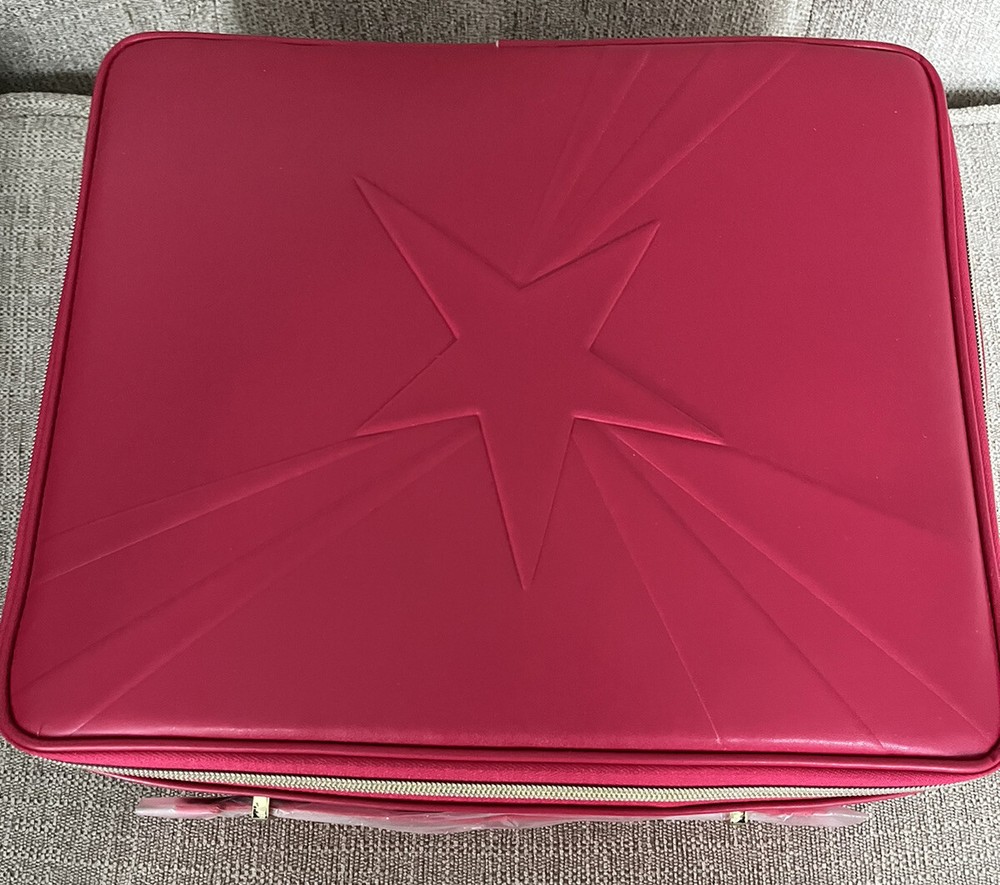 Lancôme Big Red Cosmetic Makeup Bag ,All Your Makeup In One Place 12*10*3.5 In