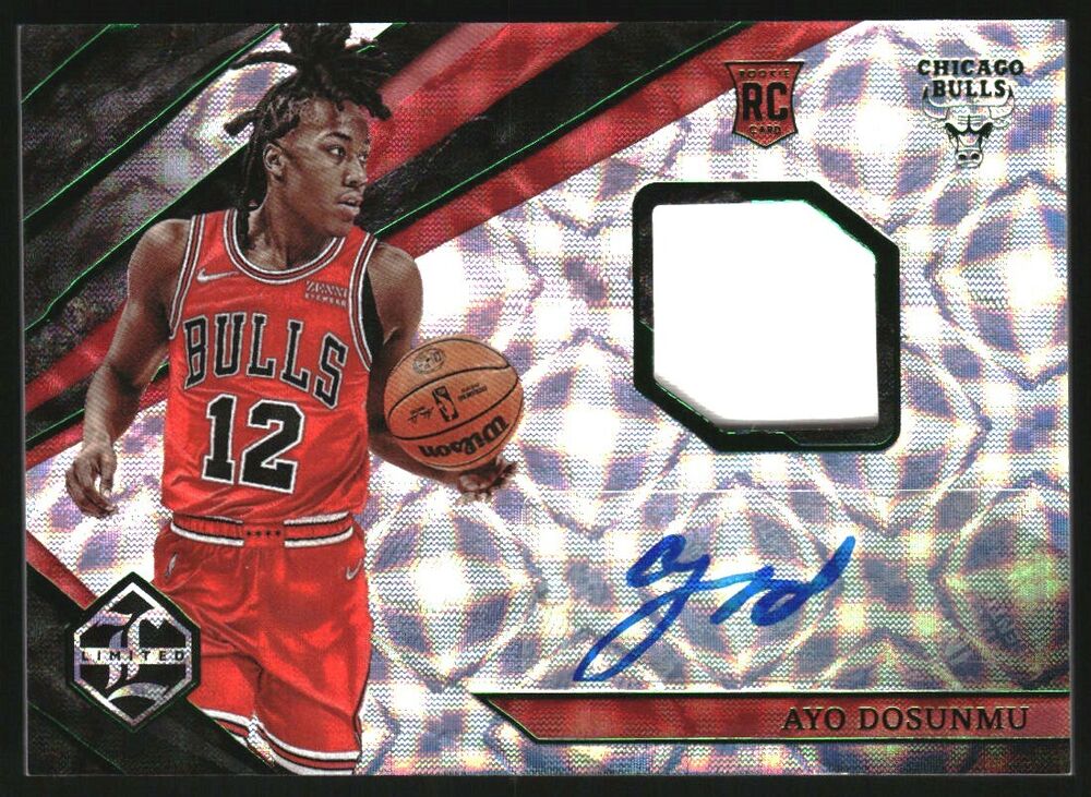 2021-22 Chronicles Limited Rookie Jersey Autographs Asia Jade #39 Ayo Dosunmu